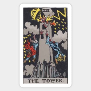 The Tower - Tarot Card Sticker